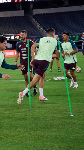 Jorge Sanchez during Training Session Mexico, Mexican National team prior International Friendly match against Colombia National Team at AT-T Stadium, on October 10, 2025 in Arlington, Texas, United States.