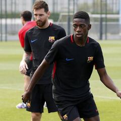 Dembélé ya toca balón: "Está complicado para el Clásico...”