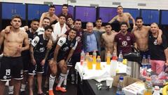 Mosa y Ruiz-Tagle celebraron juntos la clasificación alba