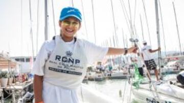 Laura Mart&iacute;nez, la regatista m&aacute;s joven (11 a&ntilde;os) de la Copa del Rey.