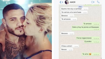 La predicci&oacute;n de Wanda Nara sobre el doblete de Icardi. Foto: redes sociales