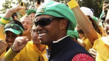 <b>GANADOR. </b>Tiger Woods batió a Aaron Baddeley en la Presidents.