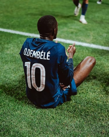 El francés también celebró al estilo de Diogo Jota su tanto ante el Bayern de Múnich en la victoria 2-0 del PSG.