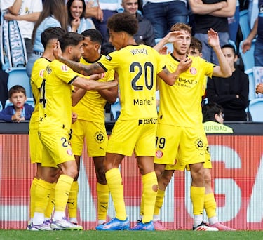 El delantero recién fichado por el equipo de Montilivi demostró su fichaje. El primer balón que dispuso claro y adelantó a su equipo. Su llegada le puede dar aire a los de Míchel.