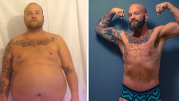 La increíble historia del hombre que consiguió perder 90 kilos