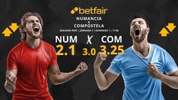 CD Numancia vs. SD Compostela: horario, TV, pronósticos, estadísticas y clasificación