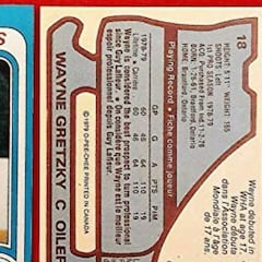 Un cromo de Wayne Gretzky, vendido por un millón de euros