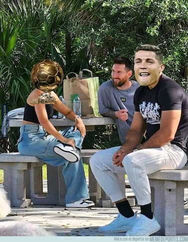 Los mejores memes del Balón de Oro 2023