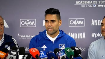 Falcao habla de su continuidad en Millonarios.