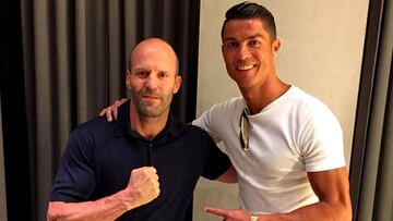 Cristiano Ronaldo sigue entre estrellas: ahora Jason Statham