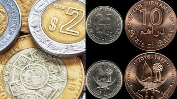 ¿Cuál es la moneda de Qatar y cuál es el tipo de cambio respecto al peso mexicano?