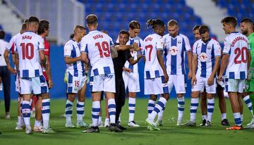 La plantilla del Leganés sigue corta en ataque. 