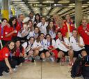 Las chicas de la Sub-18 llegan a Barajas con el bronce europeo