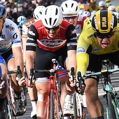 El reencuentro de Fabio Jakobsen y Dylan Groenewegen