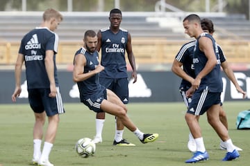 Benzema y Vinicius.