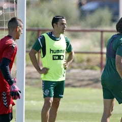 Fidel se queda en el gimnasio; Juan Cruz y Folch completan la sesión