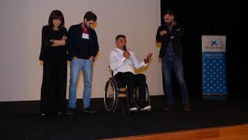 Sim&oacute;n Gonz&aacute;lez, durante la presentaci&oacute;n de su documental.