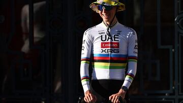 Tadej Pogacar, en la presentación de equipos del Tour en Lille.