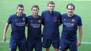 Jordi Melero, Rubi, Tito Vilanova y Jaume Torras.