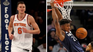 Resúmenes y resultados de la jornada NBA: 30 de Porzingis y los Thunder caen en Minnesota