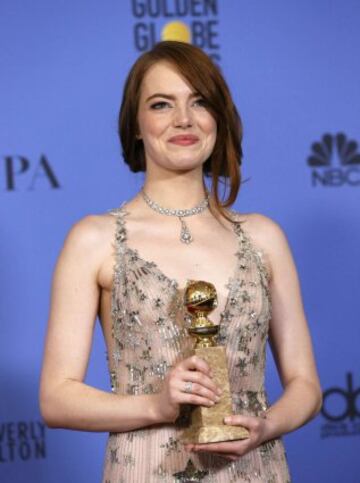 Emma Stone, una de las protagonistas de la noche.