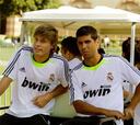 Canales y Khedira ya se entrenan con el Real Madrid