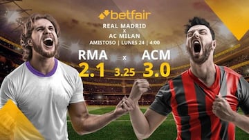 Real Madrid vs. AC Milan: horario, TV, estadísticas, clasificación y pronósticos