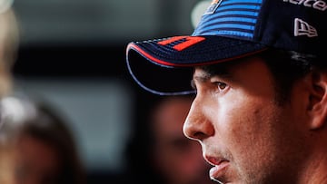 Sergio Perez (N-11) of Mexico Oracle Red Bull Racing team during qualifying ahead of the F1 Grand Prix of Saudi Arabia at Jeddah Corniche Circuit on March 08, 2024 in Jeddah, Saudi Arabia.