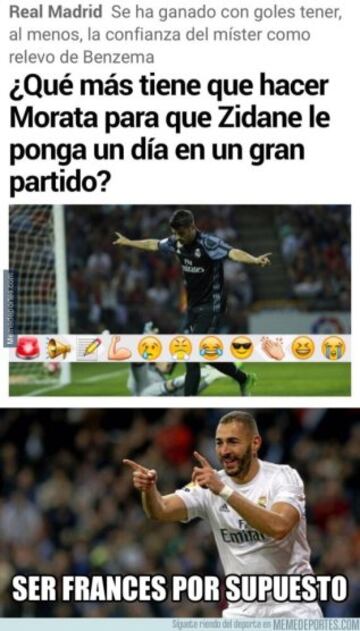 Granada-Real Madrid: Los memes de Morata, James y Benzema