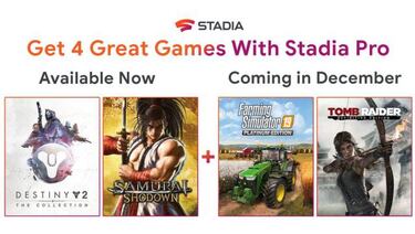 Google Stadia: confirmados los dos juegos gratis de diciembre en Stadia Pro