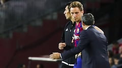 Rakitic recibe indicaciones de Valverde