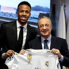 Florentino, a Militao: "Elegiste al Madrid por delante de todos los grandes que te querían"