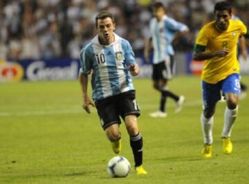 Walter Montillo llegó a la selección Argentina gracias a su buen nivel nivel en Brasil.