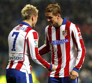 El francés llegó al Atlético unos meses antes de la vuelta de Torres. Tardó en coger el ritmo que exige el Cholo al equipo y cuando lo asimiló ya estaba Torres con quien compartir ataque.