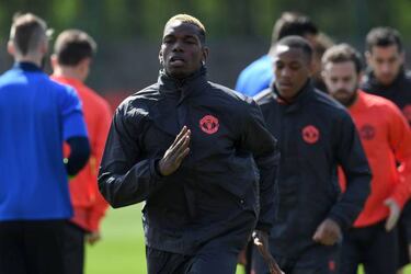 Man United players return to training ahead of Celta test