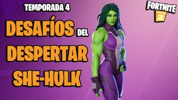 Fortnite Temporada 4: gu&iacute;a de desaf&iacute;os del Despertar de Jennifer Walters/She-Hulk