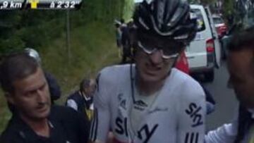 Bradley Wiggins abandona el Tour tras una caída
