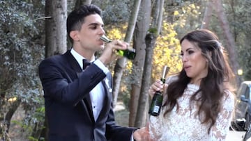Marc Bartra le hizo la cobra a Melissa Jiménez en plena boda