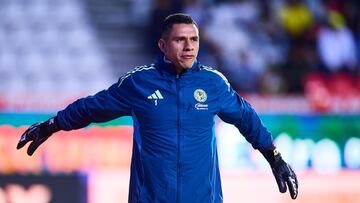 Luis Malagon of America during the 3rd round match between Pachuca and America as part of the Liga BBVA MX, Torneo Clausura 2026 at Hidalgo Stadium, on January 18, 2026 in Pachuca, Hidalgo, Mexico.