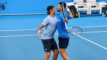 Djokovic y Verdasco, en Doha.
