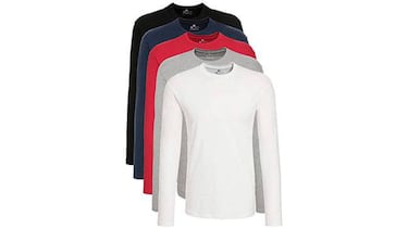 ¿Por qué este ‘pack’ de camisetas de manga larga para hombre triunfa en Amazon?