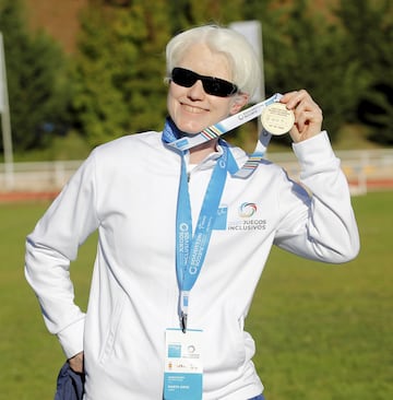 Atletismo inclusivo, saltos de longitud. Susana Rodríguez.