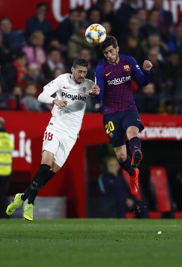 Escudero y Sergi Roberto.