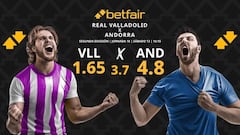 Real Valladolid vs. FC Andorra: horario, dónde ver, pronósticos y clasificación