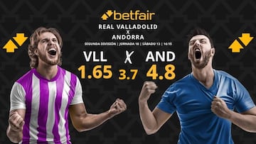 Real Valladolid vs. FC Andorra: horario, dónde ver, pronósticos y clasificación