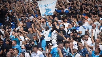 Aficionados del Marsella.