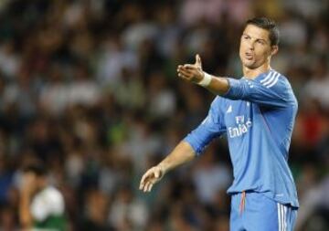 Elche-Real Madrid. Cristiano Ronaldo.