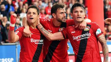 Chicharito le da el triunfo al Bayer y es líder de goleo en la Bundesliga