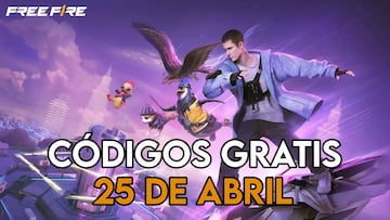 Free Fire | Códigos de hoy jueves 25 de abril de 2024: recompensas gratis