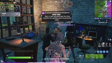 Hablamos con Joey y agotamos todo su diálogo